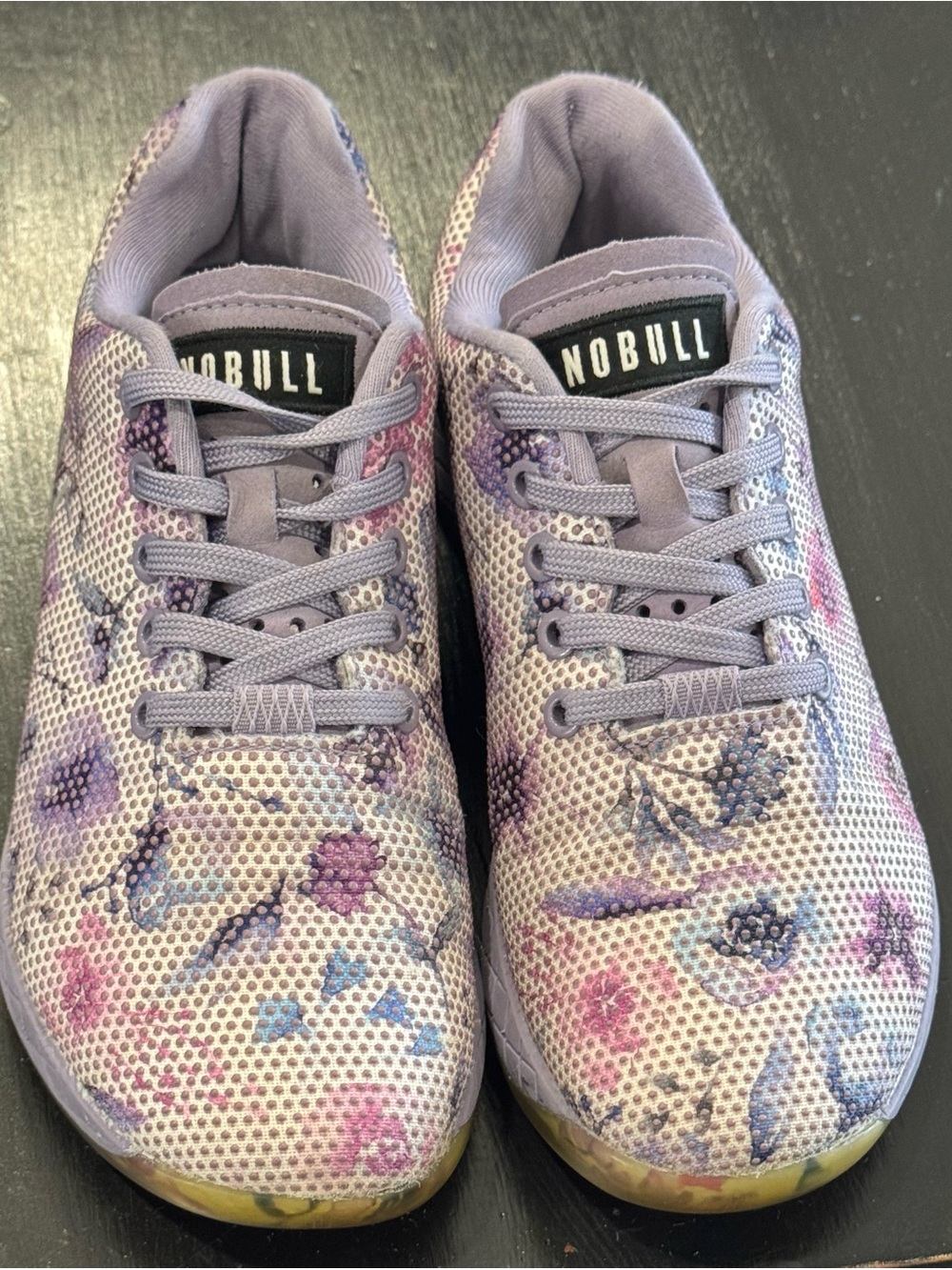 Nobull Watercolor Floral Trainer Crossfit Shoes Womens 8 Great Condition